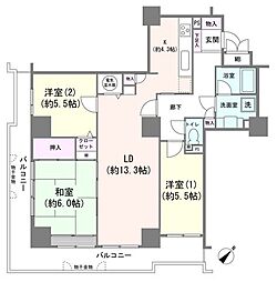 間取図画像 3LDK