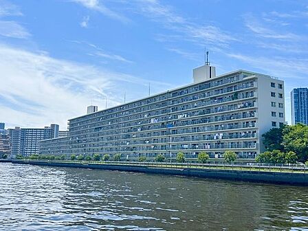 【外観】総戸数346戸の大規模レジデンス。東京メトロ「豊洲」駅まで徒歩14分。都心に寄り添いながら、水辺の開放感を享受できます。
