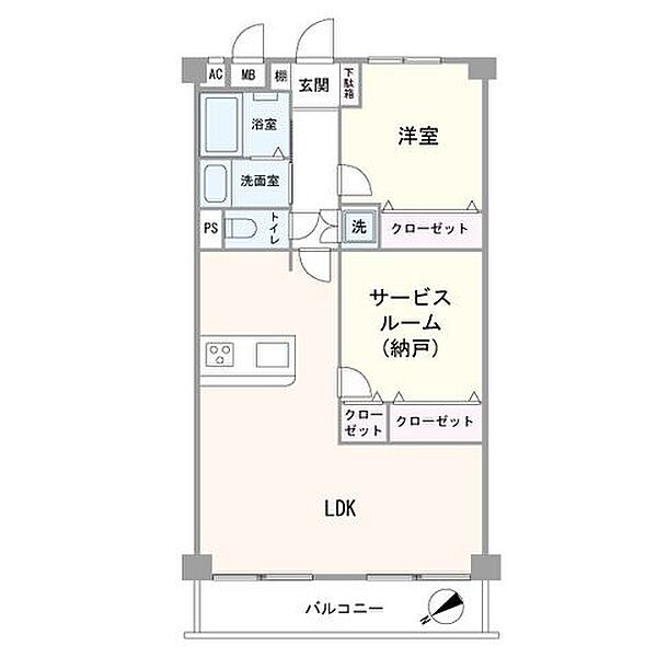 間取りを拡大表示