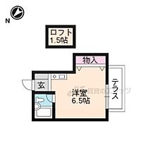 京都府京都市北区衣笠赤阪町（賃貸アパート1R・2階・14.15㎡） その2