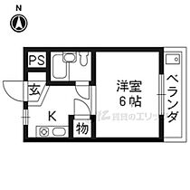 ロータリーマンション修学院 302 ｜ 京都府京都市左京区山端川原町（賃貸マンション1K・3階・20.00㎡） その2