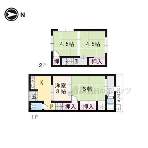 修学院坪江町30-1貸家 ｜京都府京都市左京区修学院坪江町(賃貸一戸建4K・--・49.00㎡)の写真 その2