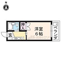 京都府京都市左京区松ケ崎正田町（賃貸マンション1K・3階・18.25㎡） その2