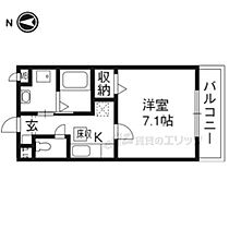 京都府京都市北区平野東柳町（賃貸アパート1K・2階・25.46㎡） その2