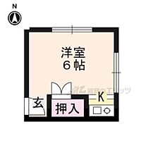 京都府京都市左京区一乗寺釈迦堂町（賃貸アパート1R・2階・16.00㎡） その2