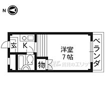 京都府京都市北区小山中溝町（賃貸マンション1K・3階・17.00㎡） その2