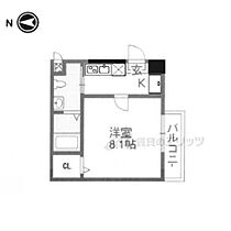 サンフォレスト北白川 203 ｜ 京都府京都市左京区修学院大林町（賃貸マンション1K・2階・24.77㎡） その2