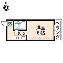 コーポ七本松 3-C ｜ 京都府京都市上京区今出川通七本松東入上る突抜町（賃貸マンション1K・3階・17.30㎡） その2