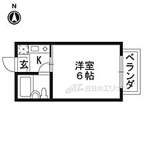 サニーハイツ 111 ｜ 京都府京都市北区大宮東脇台町（賃貸マンション1K・1階・16.00㎡） その2