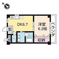 京都府京都市左京区吉田中阿達町（賃貸マンション1DK・1階・29.75㎡） その2