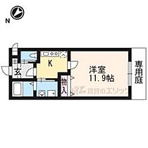 エルファロ 107 ｜ 京都府京都市左京区松ケ崎林山（賃貸マンション1K・1階・34.84㎡） その2