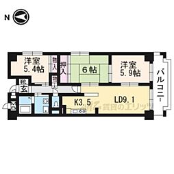 アネックス 3LDKの間取図画像