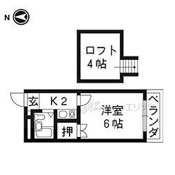 AXIS1M&I 1Kの間取図画像