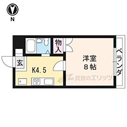 ヌーボ静市 1DKの間取図画像