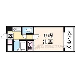 メゾン・ド・ロワール 1Kの間取図画像
