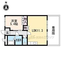 滋賀県蒲生郡日野町大字村井（賃貸アパート1LDK・1階・39.66㎡） その2