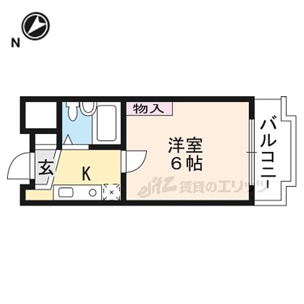 イマージュＶ 212｜滋賀県守山市今宿3丁目(賃貸マンション1K・2階・20.85㎡)の写真 その2