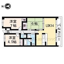 滋賀県大津市仰木の里3丁目（賃貸マンション3LDK・2階・66.70㎡） その2