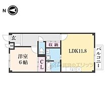 滋賀県東近江市大森町（賃貸アパート1LDK・1階・45.63㎡） その2