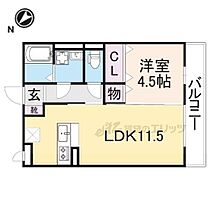 グラシューズコート 102 ｜ 滋賀県彦根市稲部町（賃貸アパート1LDK・1階・40.07㎡） その2