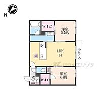 滋賀県守山市勝部2丁目（賃貸マンション2LDK・1階・60.91㎡） その2