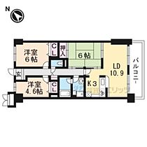 滋賀県野洲市小篠原（賃貸マンション3LDK・4階・68.44㎡） その2