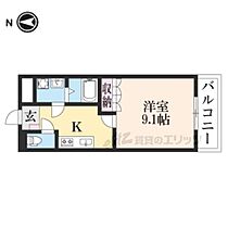 パームヒルズ 201 ｜ 滋賀県彦根市中薮1丁目（賃貸アパート1K・2階・29.70㎡） その2