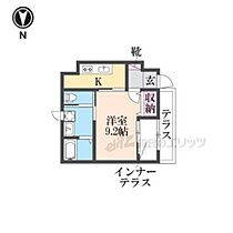 滋賀県大津市北大路1丁目（賃貸アパート1K・1階・27.19㎡） その2