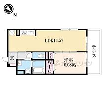 ＬＡ　ＶＩＬＬＡ五個荘　Ａ棟 301 ｜ 滋賀県東近江市五個荘竜田町（賃貸アパート1LDK・3階・46.93㎡） その2