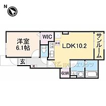 滋賀県東近江市沖野4丁目字沖野（賃貸アパート1LDK・2階・43.97㎡） その2