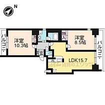 レーベンパルク 505 ｜ 滋賀県草津市大路1丁目（賃貸マンション2LDK・5階・71.22㎡） その2