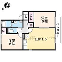 滋賀県甲賀市水口町貴生川2丁目（賃貸アパート2LDK・2階・53.48㎡） その2