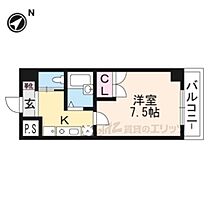 滋賀県草津市笠山4丁目（賃貸マンション1K・3階・24.00㎡） その2