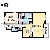 滋賀県大津市仰木の里3丁目（賃貸アパート1LDK・1階・47.75㎡） その2