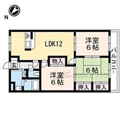 ビューパレスHYS 3LDKの間取図画像