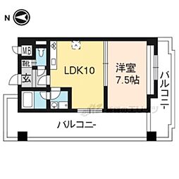 メゾンエイコー瀬田 1LDKの間取図画像