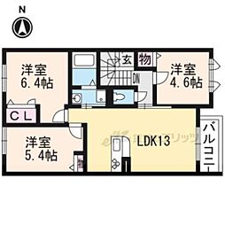 O'hana 3LDKの間取図画像