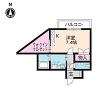 チェリーブロッサム嵯峨野 101 ｜ 京都府京都市右京区嵯峨野清水町（賃貸マンション1R・1階・31.00㎡） その2