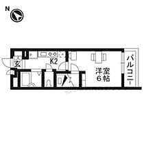 京都府京都市南区吉祥院西ノ茶屋町（賃貸マンション1K・3階・20.81㎡） その2