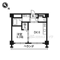 プリオーレリベルタ桂Ａ 306 ｜ 京都府京都市西京区川島東代町（賃貸マンション1DK・3階・34.15㎡） その2