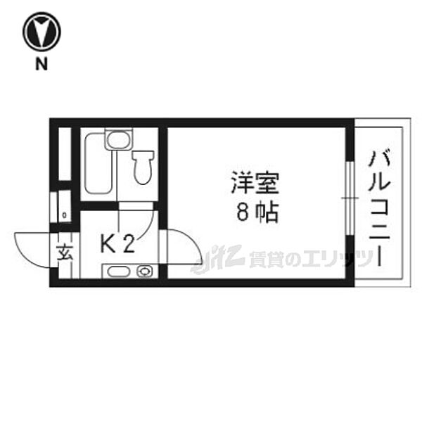 メゾンクレール 3-C｜京都府京都市南区東九条西山町(賃貸マンション1K・3階・20.88㎡)の写真 その2