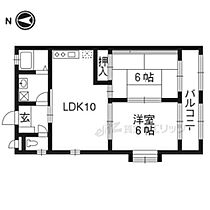 ドムール桂 401 ｜ 京都府京都市西京区下津林南大般若町（賃貸マンション2LDK・4階・54.00㎡） その2