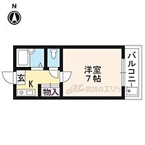 京都府京都市右京区西京極西川町（賃貸マンション1K・4階・21.60㎡） その2