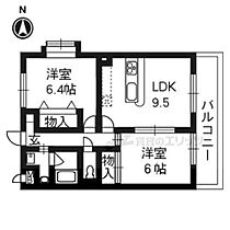 ヴェルデュール 301 ｜ 京都府京都市西京区樫原杉原町（賃貸マンション2LDK・3階・50.00㎡） その2