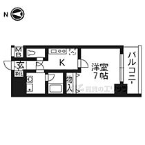 京都府京都市右京区梅津南広町（賃貸マンション1K・10階・25.52㎡） その2