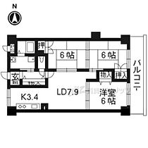 アバンサール天神川（NO.82) 103 ｜ 京都府京都市右京区太秦安井一町田町（賃貸マンション3LDK・1階・66.01㎡） その2