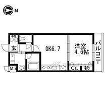 京都府京都市中京区壬生西檜町（賃貸マンション1DK・1階・29.60㎡） その2