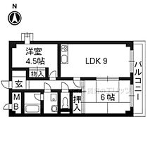 池田ビル 501 ｜ 京都府京都市伏見区竹田浄菩提院町（賃貸マンション2LDK・5階・42.00㎡） その2