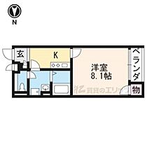 京都府向日市森本町（賃貸アパート1K・1階・25.89㎡） その2