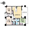 パークホームズ嵯峨嵐山桜邸1階15.5万円
